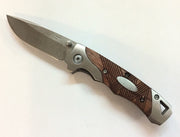 Anglermesser mit Rosenholzgriff