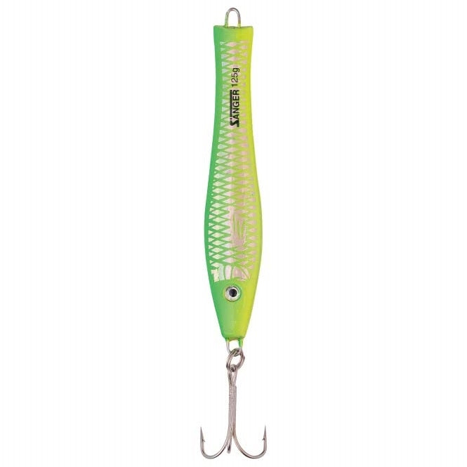 Pilker 3D Holo-pilker leurre de pêche leurre de mer 50 grammes vert jaune