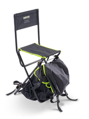 Sac à dos de pêche Sänger Backpacker Chair de Luxe combiné avec un siège de pêche