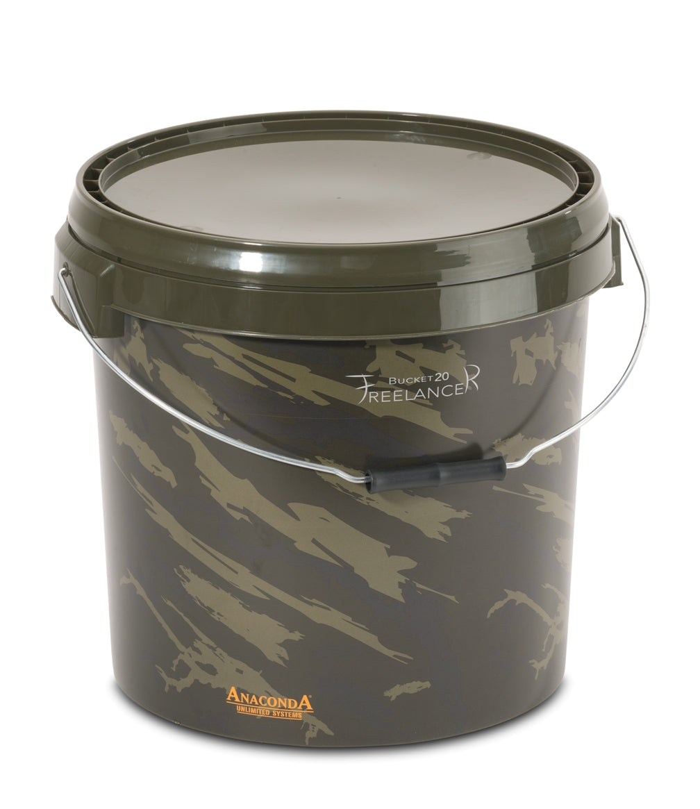 Anaconda Freelancer Bucket 20 Liter Ködereimer Boilieeimer Futtermittel & Boilies, Pellets