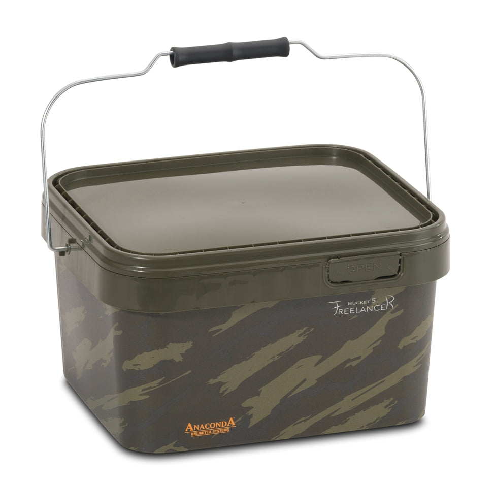 Anaconda Freelancer 5 Liter Ködereimer Boilieeimer Futtermittel & Boilies, Pellets