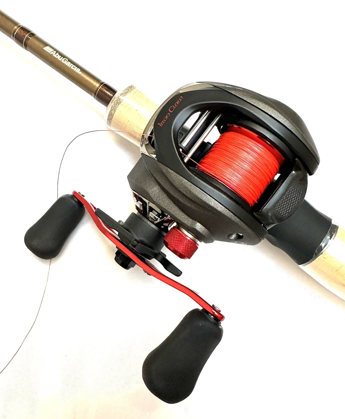 Baitcast Angelset Hecht mit Angelrute, Baitcast Multirolle, Angelschnur, Vorfächer, Wirbel und Angelköder