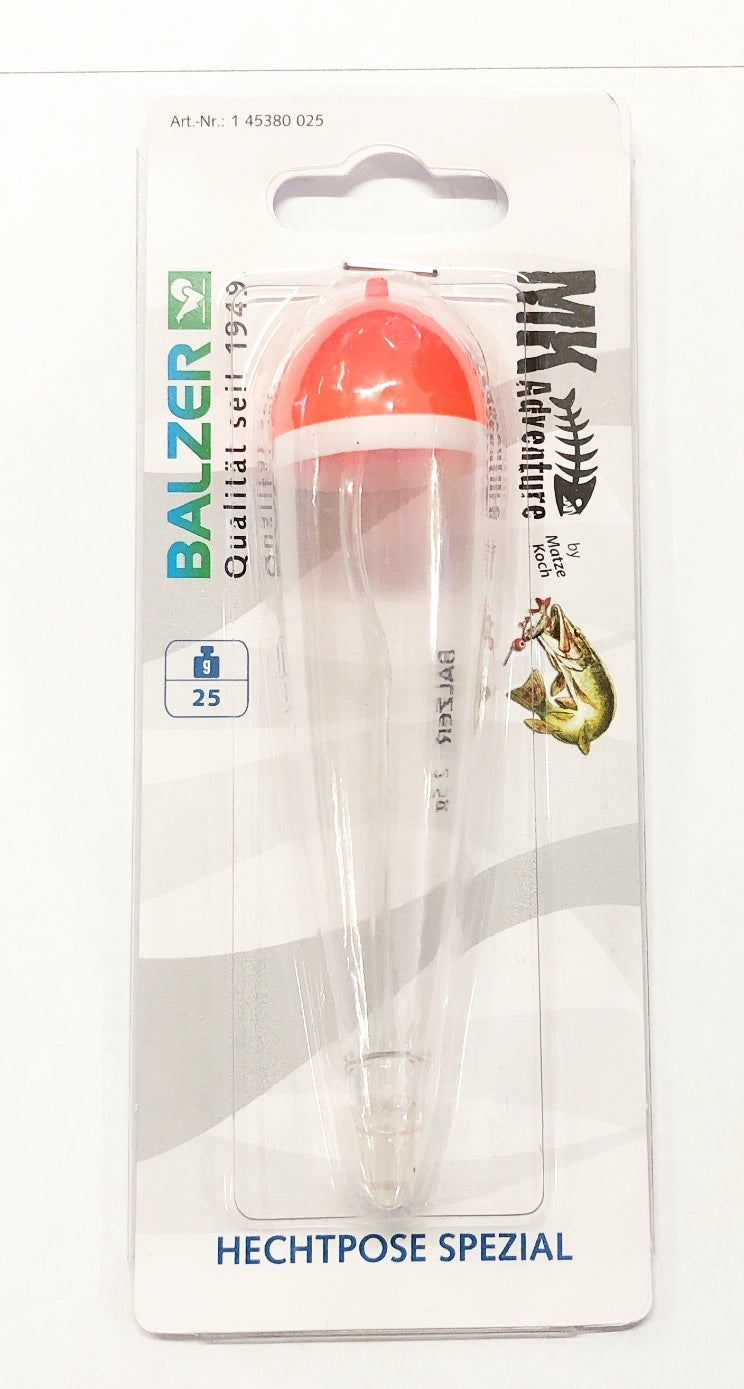 Balzer Hechtpose Schlepppose 25 Gramm mit Durchlauf