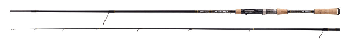 Balzer Diabolo Fury Barsch 2,15 Meter 6 bis 21 Gramm Wurfgewicht 134 Gramm 2teilig 1,12 Meter Transport Korkgriff