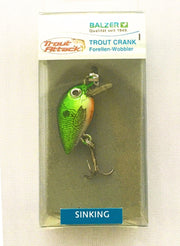 Balzer Trout Crank Forellen Wobbler Farbe Barsch 3 cm 2 Gramm