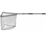 Balzer Metallica Kescher XTra Strong Unterfangkescher 2teilig teleskopierbar 2,2 Meter Armlänge 70 cm gummiertes Keschernetz
