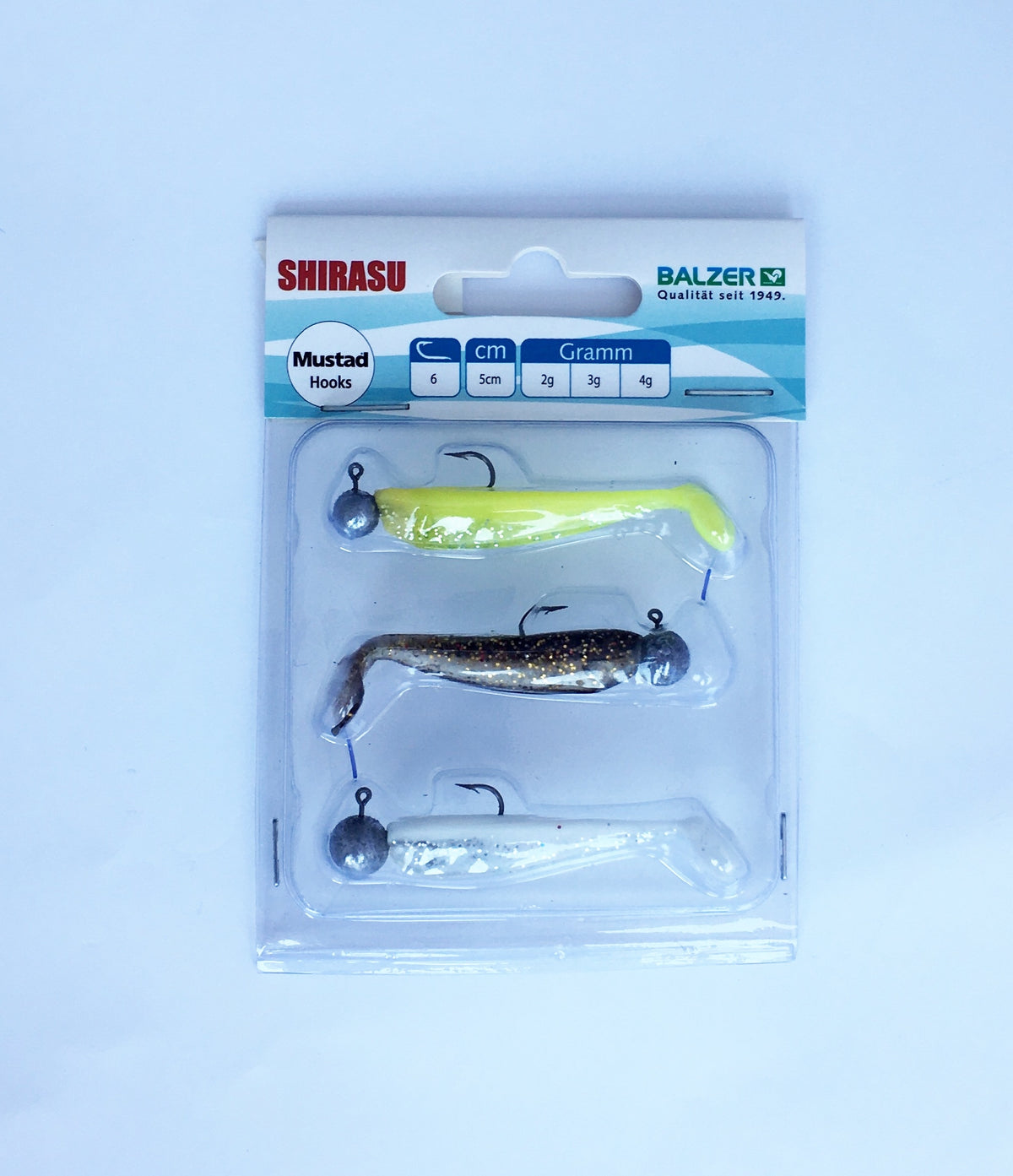Barschangelköderset Forellenangelköderset 3 Angelköder 5 cm 2, 3, 4 Gramm