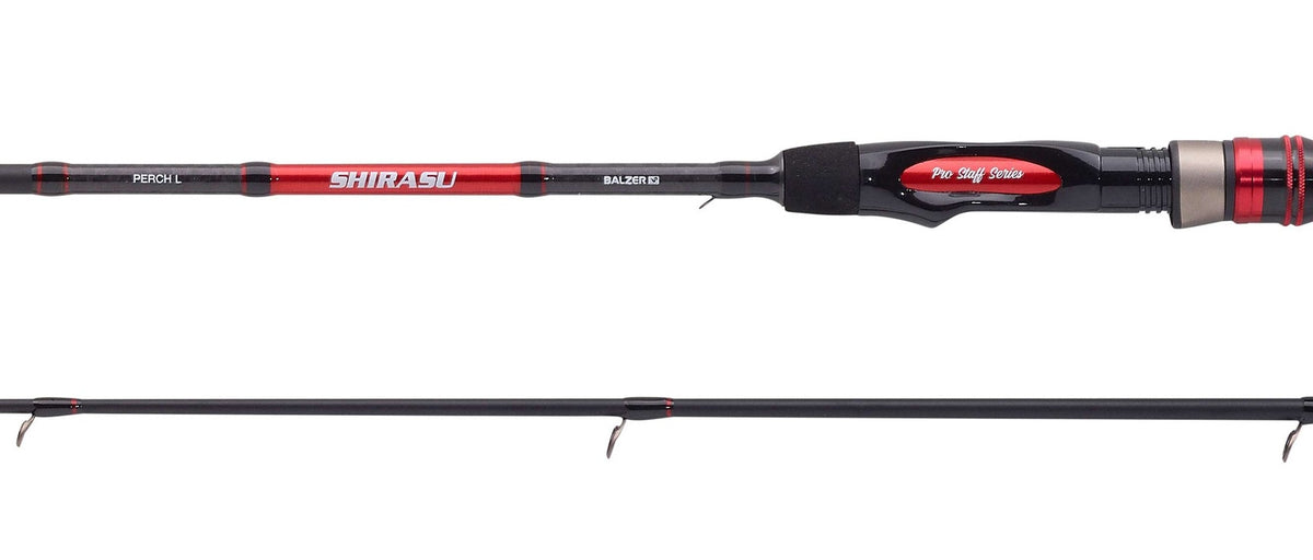 Canne Balzer Shirasu Pro Staff Perch L IM-8 2,0 m, 1,9 mètres, puissance de lancer 3 à 14 grammes, 115 grammes, 1 mètre d'encombrement