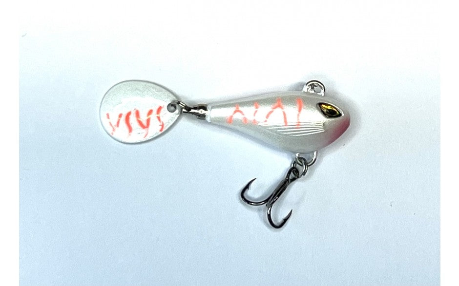 Shirasu Spin Buddy Evil Eye Albino UV 4 cm 12 Gramm
