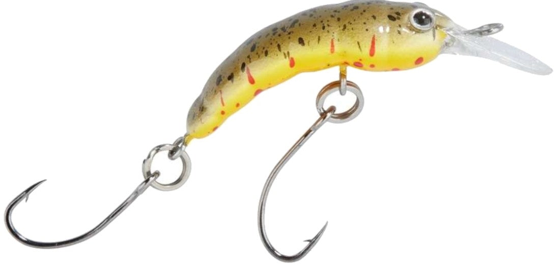 Poisson nageur pour truite Balzer Trout Attack "Hectic Maggot" SI brown pellet