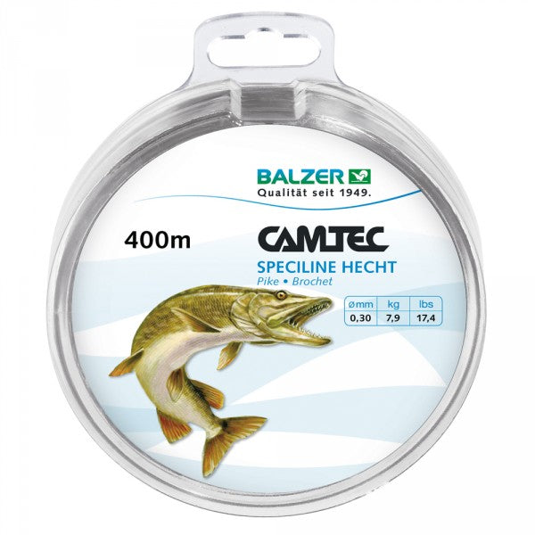 Balzer Camtec Speciline Hecht 400 m Angelschnur 0,30 mm