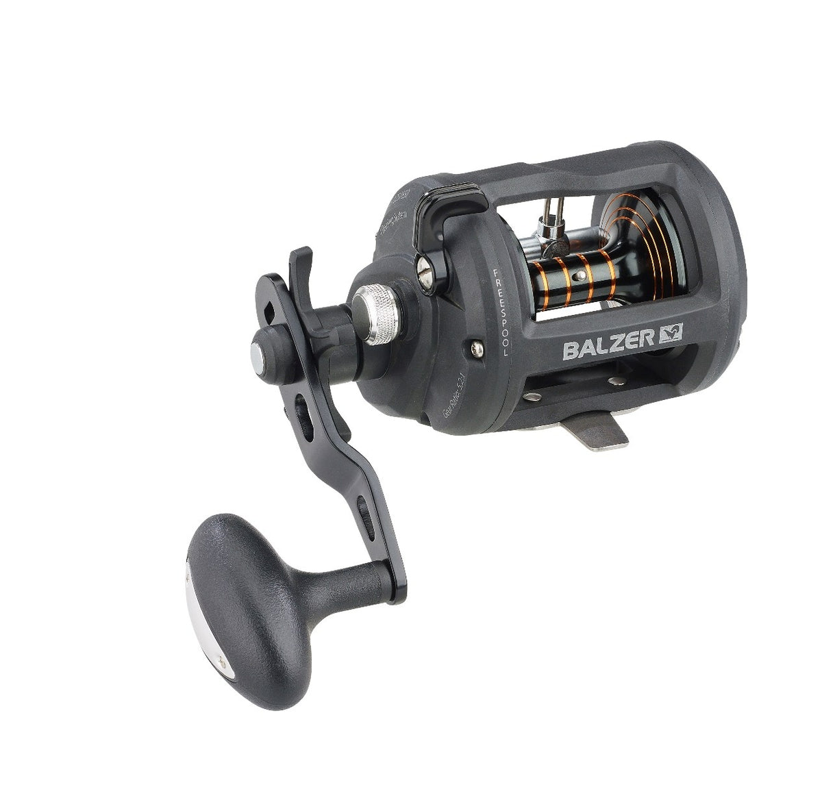 Balzer Tactics North 4100 LH Linkshand 450 Meter 0,25 mm Schnurfassung 450 Gramm 5,2 : 1 4 Kugellager