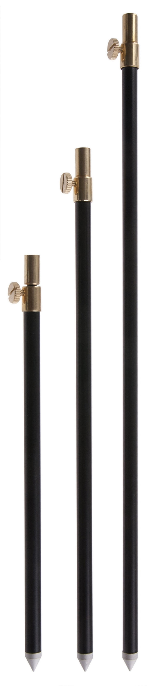 Bankstick Specitec aus Alu verstellbar 30 bis 50 cm Erdstab für Rutenauflage