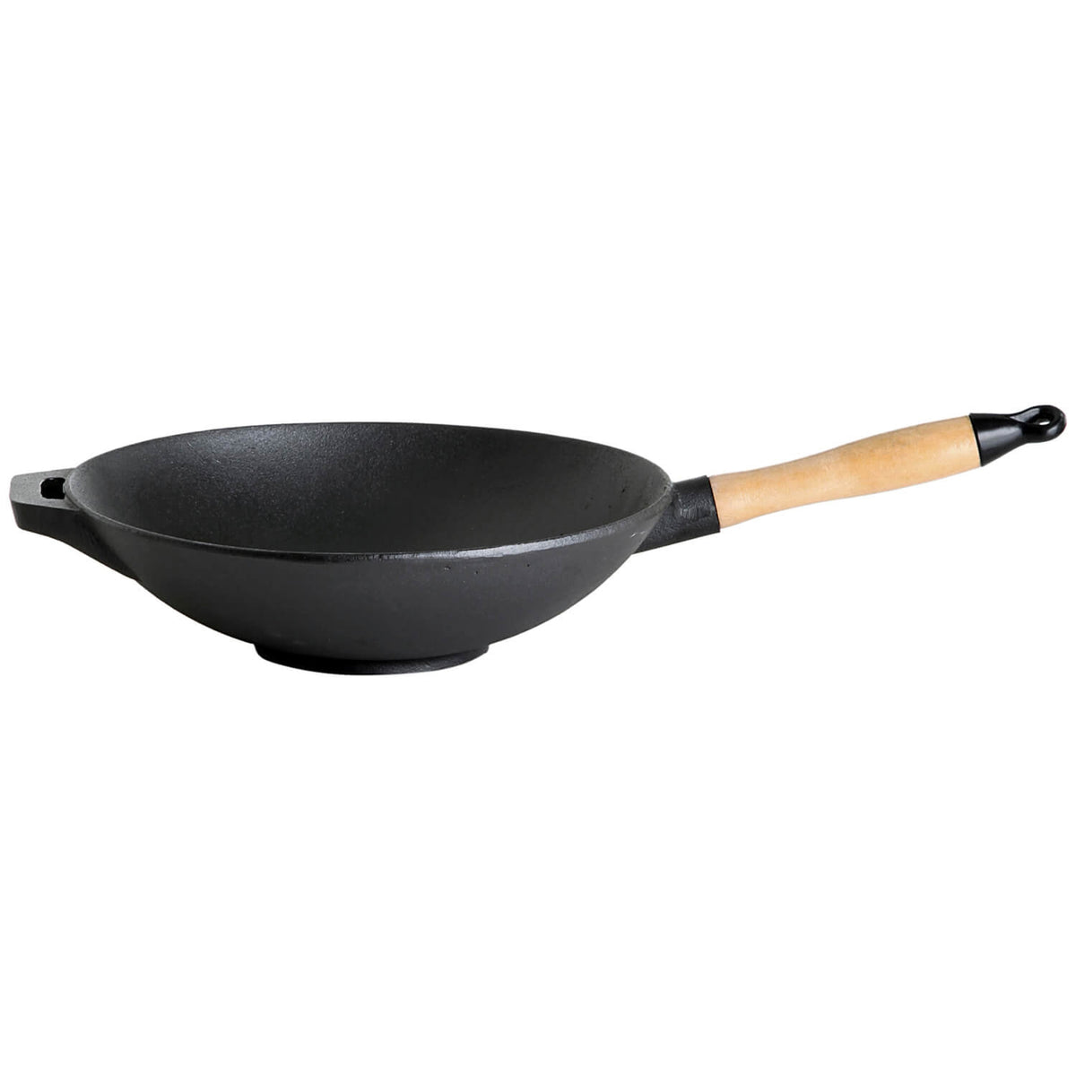 Wok für Gasgrill Holzkohlerigg Gusswok 30 * 7,5 cm