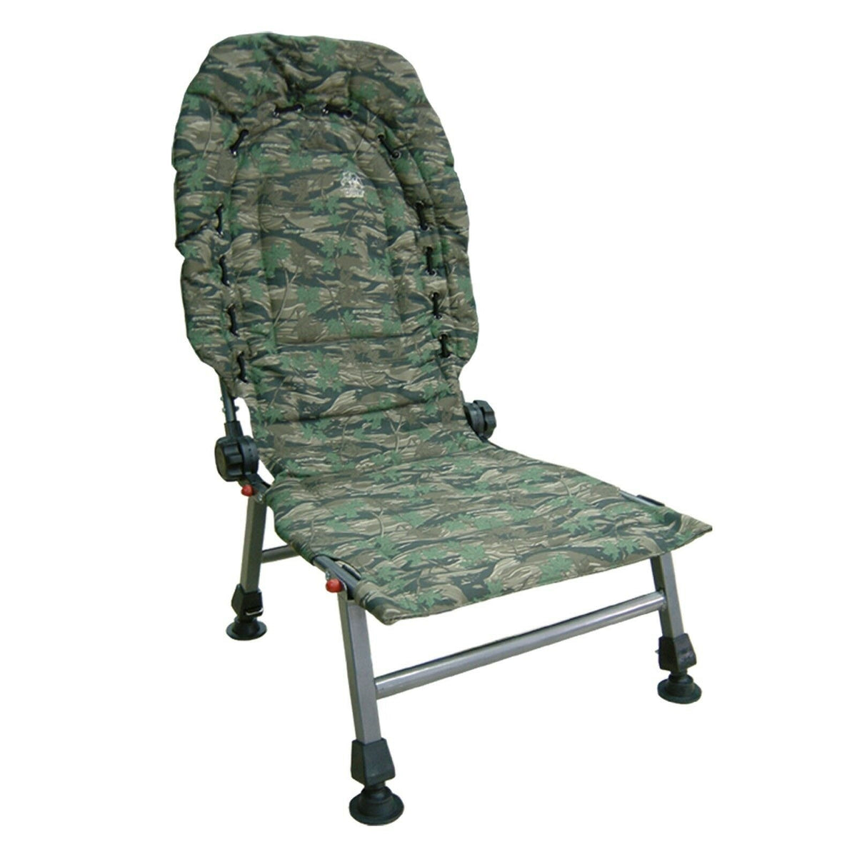 Behr Carp Stuhl Camou bis 149 kg belastbar 5,6 kg stufenlos verstellbare Rückenlehne