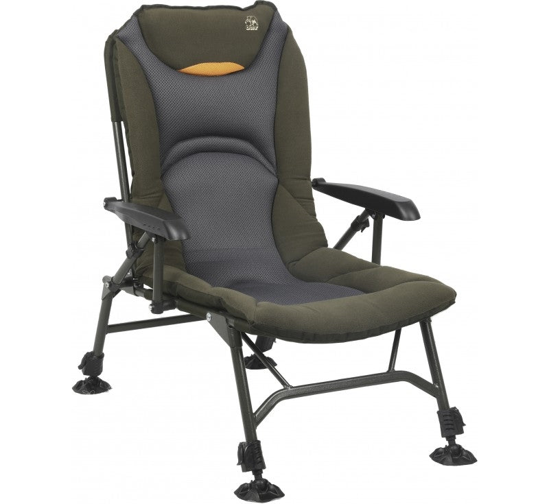 Behr Trendex Comfort Lite Karpfenstuhl Angelstuhl 6,8 kg, 130 kg belastbar mit Armlehnen