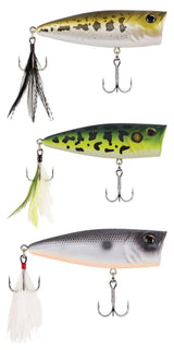 Berkley Bullet Pop 6 cm 3 er Pack Popper Angelköder Raubfischköder Hechtköder