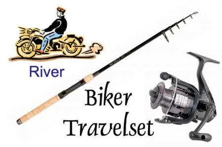 Travel set with short transport length