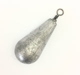 Plomb poire avec émerillon 100 grammes 3 pièces
