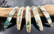 Cuillère en nacre Burgus Premium 9 cm, cuillère en nacre de Suisse