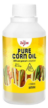 Carp Zoom Pure Corn Oil 330 ml, huile de maïs pressée à froid comme additif pour nourriture pour poissons et appâts de pêche