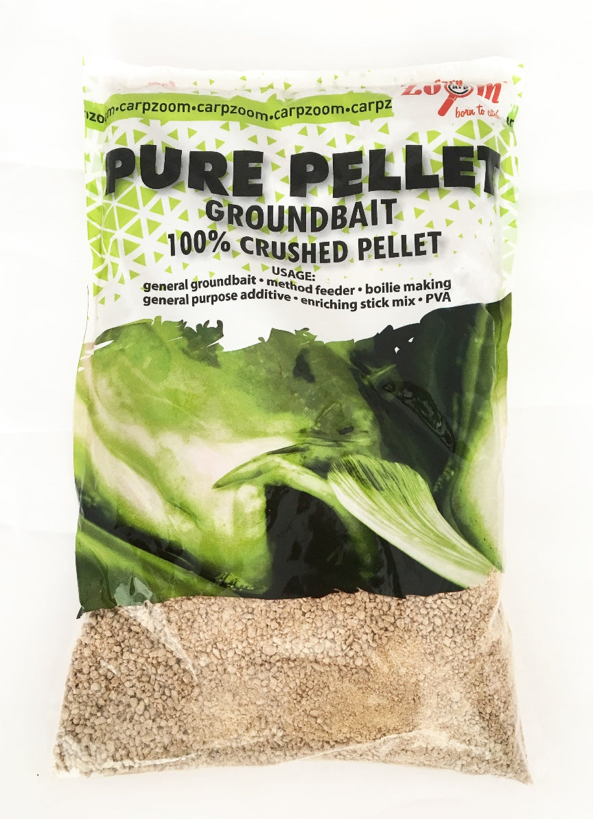 Carp Zoom Pure Pellets Flétan gros, appât idéal de 800 grammes pour l'amorçage