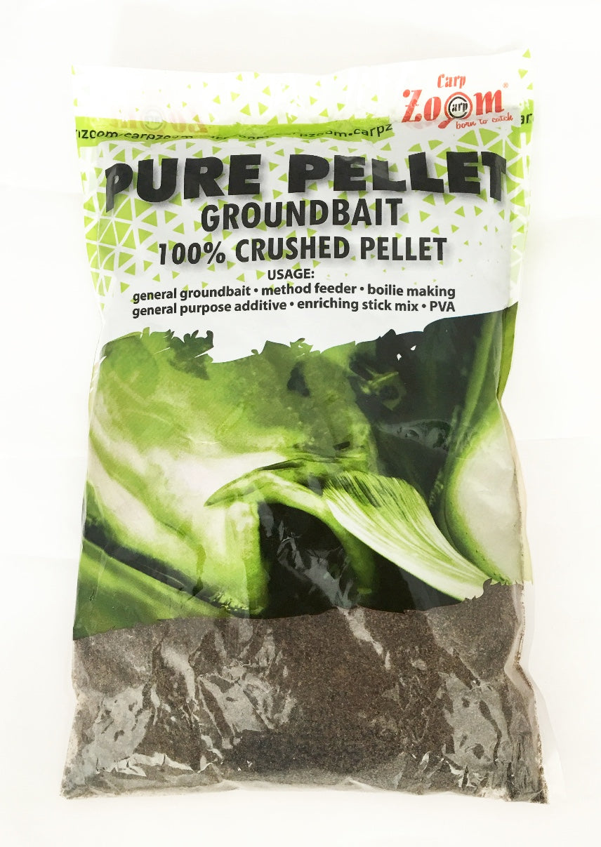 Carp Zoom Pure Pellets Black Halibut fin, amorce idéale 800 grammes pour l'amorçage