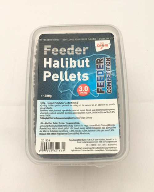 Carp Zoom Pellets Halibut 3 mm 380 grammes appât de pêche