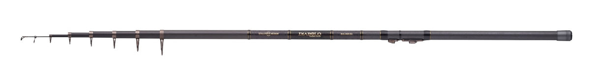 Balzer Diabolo Golden Circle Telerute Stellfisch Medium 7,00 Meter 30 bis 85 Gramm Wurfgewicht 560 Gramm 1,35 Meter Transport
