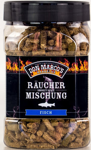 Mélange de fumage pour poisson Don Marcos 450 grammes, mélange à fumer pour barbecue au gaz et au charbon de bois