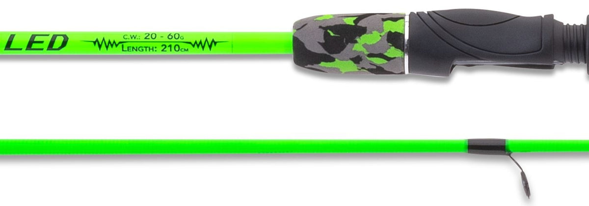 Sänger Flash Light Stick 60 Rutenset Angel und Rolle 2,10 m 20-60g Allround Angelset Komplettset angeln