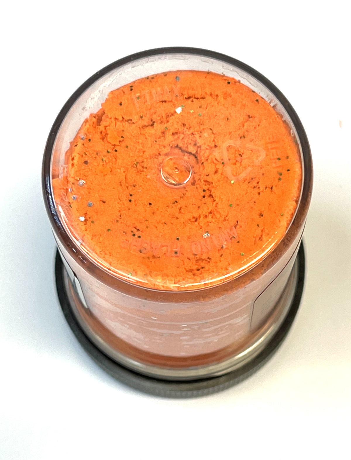 Pâte à truite Trout Finder Bait Orange 50 grammes, appât de pêche avec paillettes et arôme d'ail