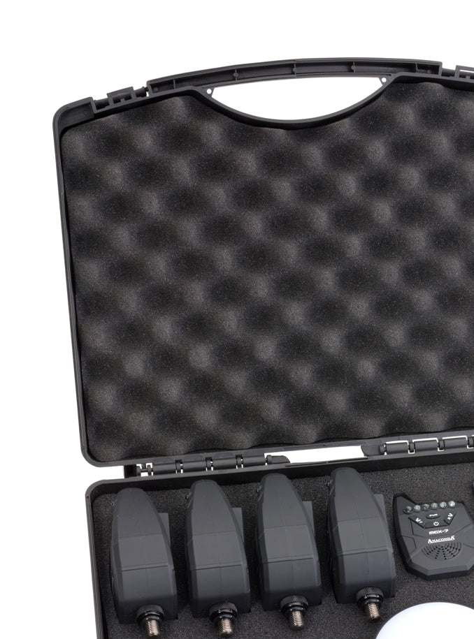Anaconda Nighthawk MGX-7 Set 3+1 Multicolor Funkbissanzeiger Set 3 Bissanzeiger 1 Receiver und Koffer