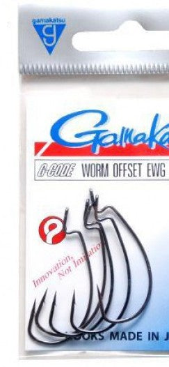 Gamakatsu Worm Offset EWG Haken Gr. 1