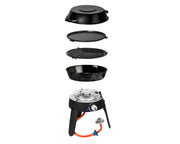 Cadac Safari Chef 2 Gas Grill mit austauschbaren Grilloberflächen 4 kg