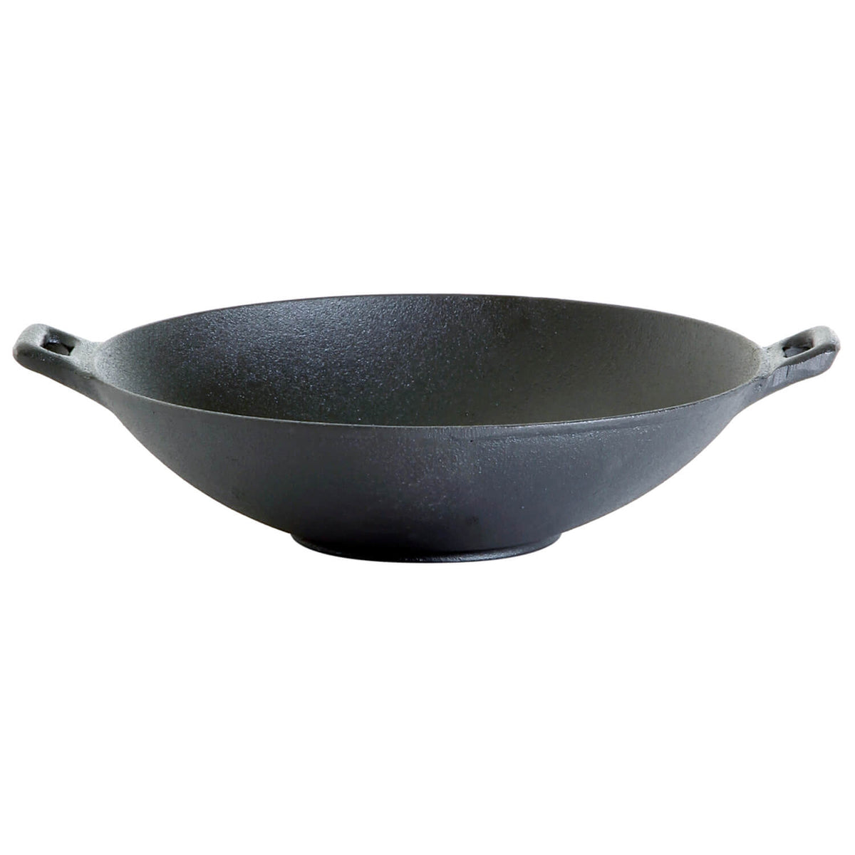 Wok aus Gusseisen zum Grillen und BBQ  30 cm 7,5 cm Höhe