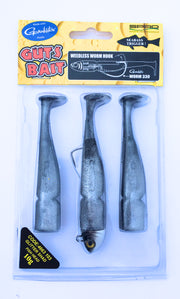 Leurre souple anti-herbe Spro Guts Bait, leurre pour sandre et brochet, 11 cm, 13 grammes, Glitter Shad
