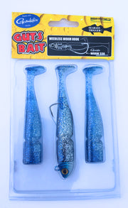 Leurre souple anti-herbe Spro Guts Bait, leurre pour sandre et brochet, 9 cm, 10 grammes, crystal blue