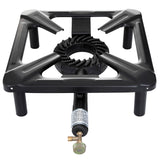 Hockerkocher 30 x 30 x 14 cm ideal für Outdoor oder für Räucheröfen