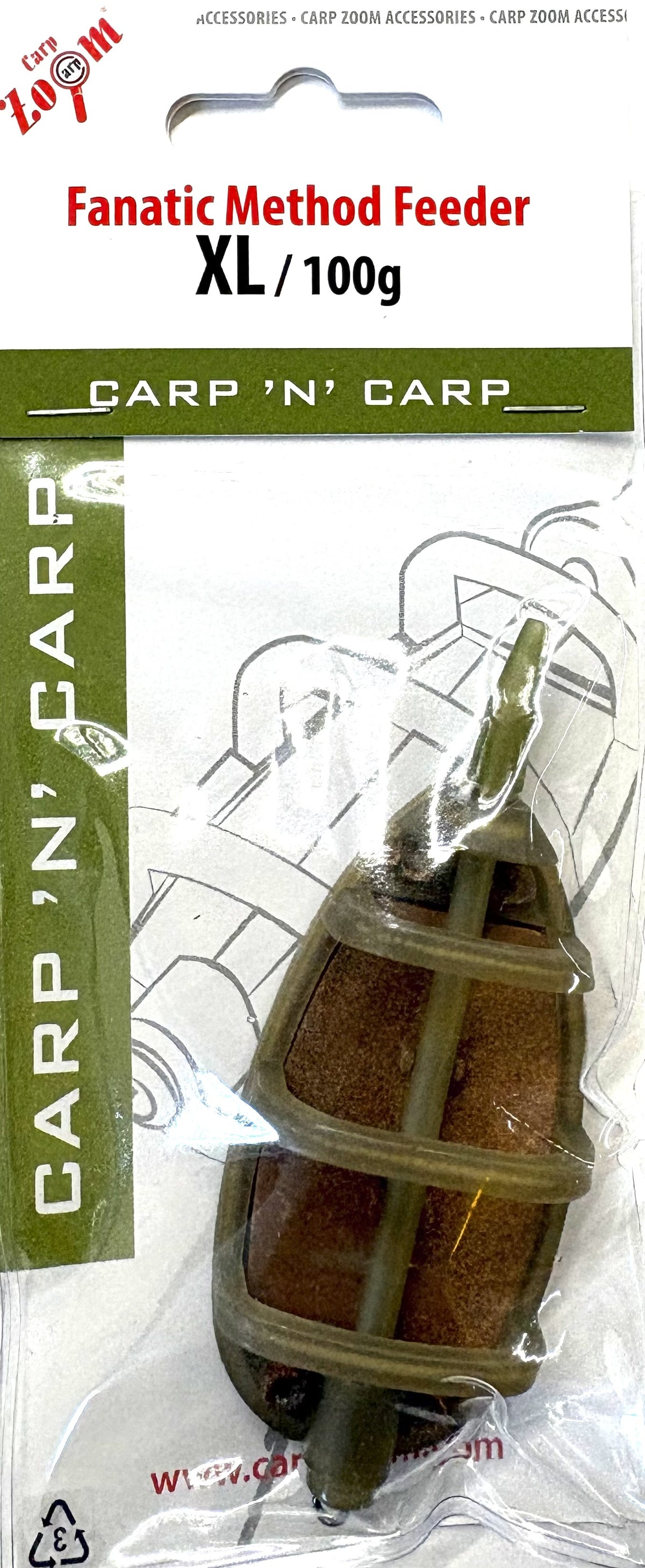 carp-zoom-method-feeder-futterkorb-100-gramm-angelblei-angelzubehoer