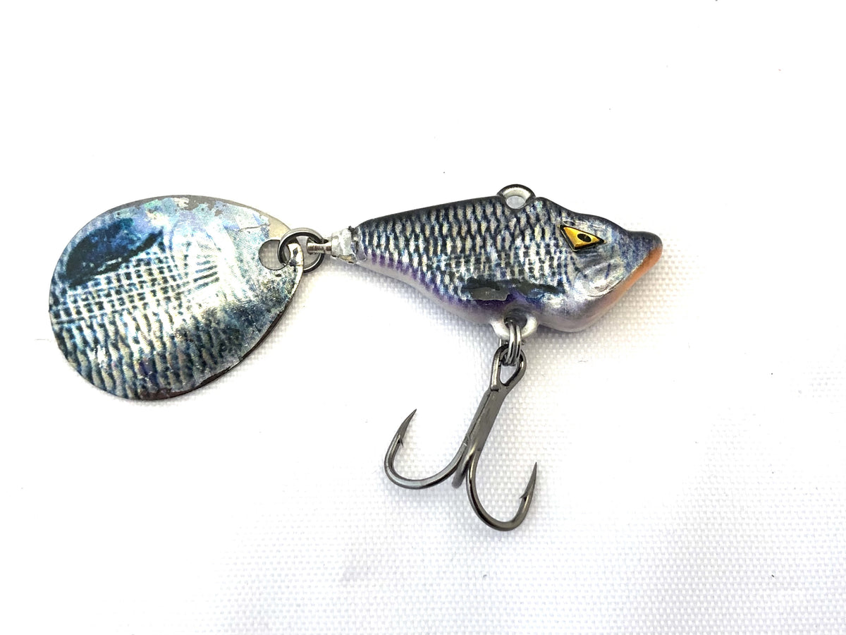 Shirasu Spin Body Spinner Blade Angelköder Farbe Weißfisch UV 3,3 cm 17 Gramm