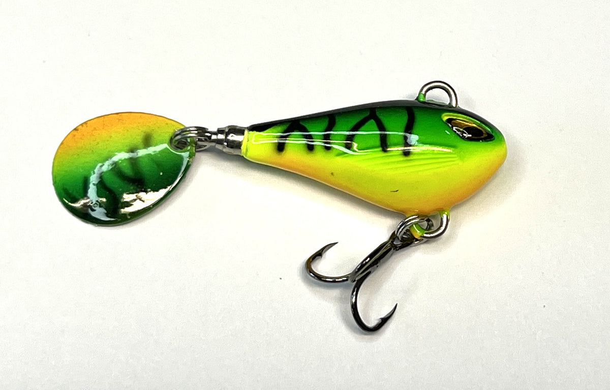 Shirasu Spin Buddy Evil Eye Fire Shark UV 3,5 cm 6 Gramm