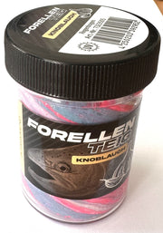 forellenteig-angelteig-fuer-forelle-troutbait-rainbow-knoblauch-mit-glitter-schwimmend-1