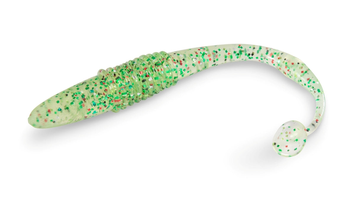 Iron Claw Eazy-Add Shad 12cm Tri Green Glitter Gummiköder Angelköder