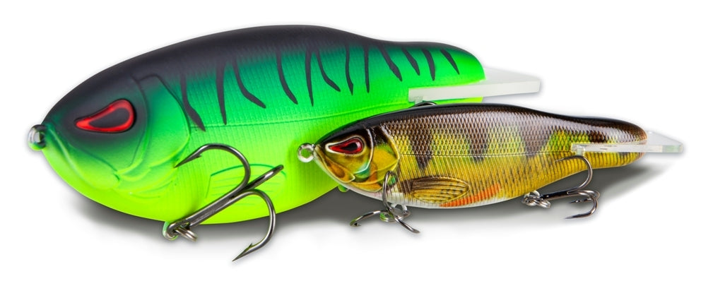 Iron Claw Phanto-G 160 9 cm 14 Gramm Farbe Real Perch Barsch Jerkbait Raubfischköder