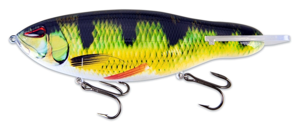 Iron Claw Phanto-G 160 9 cm 14 Gramm Farbe Real Perch Barsch Jerkbait Raubfischköder