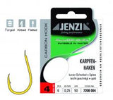 Karpfenhaken gold gebunden
