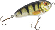 Wobbler MK Friesen Jerk Jerkbait Angelköder für Raubfische 8 cm 22 Gramm Jerkköder Farbe Barsch