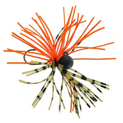 Tête plombée Jenzi Skirted Offset 10 grammes, coloris firetiger, taille d'hameçon 2/0