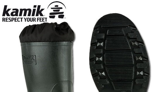 Bottes thermiques KAMIK Forester, bottes de pêche, bottes en caoutchouc pour pêcheurs